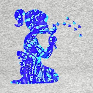 Little girl blue T-Shirt